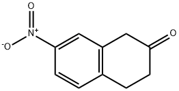 7-硝基-3,4-二氢-1H-2-萘酮, 122520-12-1, 结构式