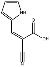 2-cyano-3-(1H-pyrrol-2-yl)acrylic acid,122520-93-8,结构式