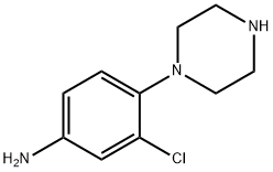 3-氯-4-(哌嗪-1-基)苯胺, 1225221-12-4, 结构式