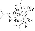 トリス(イソプロピルシクロペンタジエニル)セリウム 化学構造式
