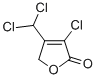 3-(ジクロロメチル)-4-クロロ-5(2H)-フラノン 化学構造式