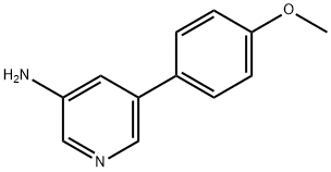 5-(4-Methoxyphenyl)pyridin-3-aMine Structure