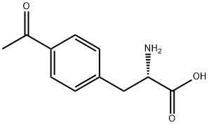 4-乙酰基-L-苯丙氨酸,122555-04-8,结构式
