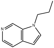 1-n-propyl-1H-pyrrolo[2,3-c]pyridine 化学構造式