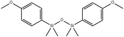 1,3-二(4-甲氧苯基)-1,1,3,3-四甲基二硅氧烷 结构式