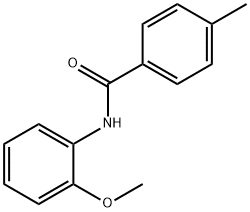N-(2-甲氧基苯基)-4-甲基苯甲酰胺,122589-84-8,结构式