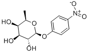 4-ニトロフェニルβ-D-フコピラノシド 化学構造式