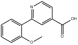 2-(2-Methoxyphenyl)isonicotinic acid 结构式