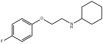 N-(2-(4-fluorophenoxy)ethyl)cyclohexanamine Structure