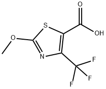 2-甲氧基-4-三氟甲基噻唑-5-甲酸, 1226776-93-7, 结构式