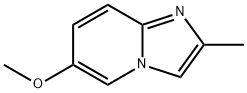 IMidazo[1,2-a]pyridine, 6-Methoxy-2-Methyl- 化学構造式