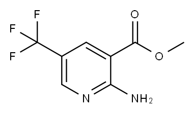 Methyl 2-amino-5-(trifluoromethyl)nicotinate Struktur