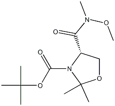 (S)-3-BOC-4-(METHOXYMETHYLCARBAMOYL)-2,2-DIMETHYLOXAZOLIDINE