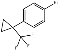 1-溴-4-(1-(三氟甲基)环丙基)苯,1227160-18-0,结构式