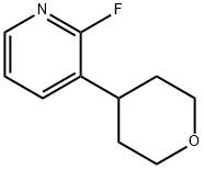2-FLUORO-3-(TETRAHYDRO-2H-PYRAN-4-YL)-PYRIDINE Structure