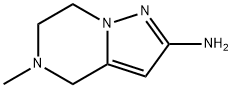 5-Methyl-4,5,6,7-tetrahydro Pyrazolo[1,5-a]pyrazin-2-aMine Structure