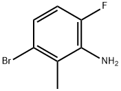 2-Amino-6-bromo-3-fluorotoluene Struktur