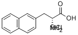 (R)-2-氨基-3-(2-萘基)丙酸盐酸盐,122745-11-3,结构式