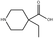 4-エチルピペリジン-4-カルボン酸塩酸塩 化学構造式