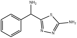 5-[アミノ(フェニル)メチル]-1,3,4-チアジアゾール-2-アミン二塩酸塩 化学構造式
