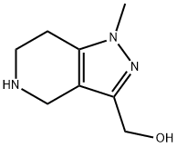 (1-methyl-4,5,6,7-tetrahydro-1H-pyrazolo[4,3-c]pyridin-3-yl)methanol(SALTDATA: 2HCl) Structure