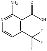 2-氨基-4-(三氟甲基)烟酸, 1227489-68-0, 结构式