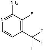 2-氨基-3-氟-4-三氟甲基吡啶 结构式