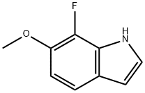 1H-Indole, 7-fluoro-6-Methoxy- Struktur