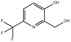 3-羟基-6-三氟甲基吡啶-2-甲醇, 1227563-09-8, 结构式