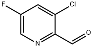 3-クロロ-5-フルオロピコリンアルデヒド 化学構造式