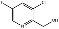 (3-クロロ-5-フルオロピリジン-2-イル)メタノール 化学構造式