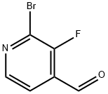 2-溴-3-氟-4-甲酰基吡啶, 1227572-94-2, 结构式