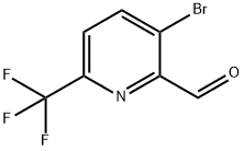 3-溴-6-三氟甲基吡啶-2-甲醛, 1227573-28-5, 结构式