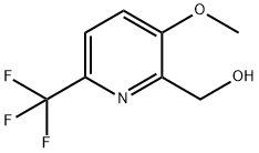 3-甲氧基-6-三氟甲基吡啶-2-甲醇,1227573-92-3,结构式