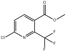 Methyl 6-chloro-2-(trifluoromethyl)nicotinate Structure