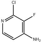 2-氯-3-氟-4-氨基吡啶, 1227577-03-8, 结构式