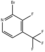 2-溴-3-氟-4-三氟甲基吡啶, 1227577-05-0, 结构式