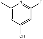 2-氟-6-甲基吡啶-4-醇, 1227577-13-0, 结构式