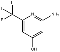 2-Amino-4-hydroxy-6-(trifluoromethyl)pyridine Structure
