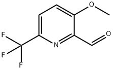 3-甲氧基-6-三氟甲基吡啶-2-甲醛, 1227584-28-2, 结构式
