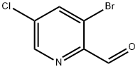 3-broMo-5-chloropyridine-2-carbaldehyde Struktur