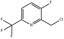 2-Chloromethyl-3-fluoro-6-(trifluoromethyl)pyridine Structure
