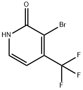 3-Bromo-2-hydroxy-4-(trifluoromethyl)pyridine Struktur