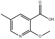 2-Methoxy-5-methylnicotinic acid Struktur