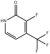 2-羟基-3-氟-4-三氟甲基吡啶 结构式