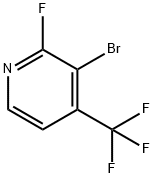 3-Bromo-2-fluoro-4-(trifluoromethyl)pyridine Structure