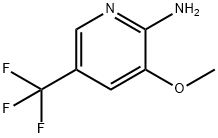 2-Amino-3-methoxy-5-(trifluoromethyl)pyridine Struktur