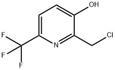 2-氯甲基-3-羟基-6-三氟甲基吡啶, 1227606-43-0, 结构式