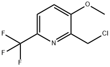 2-Chloromethyl-3-methoxy-6-(trifluoromethyl)pyridine Struktur