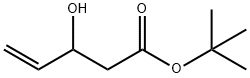 3-ヒドロキシペント-4-エン酸TERT-ブチル 化学構造式